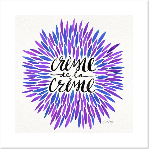 Periwinkle Creme De Le Creme Wall Art by CatCoq